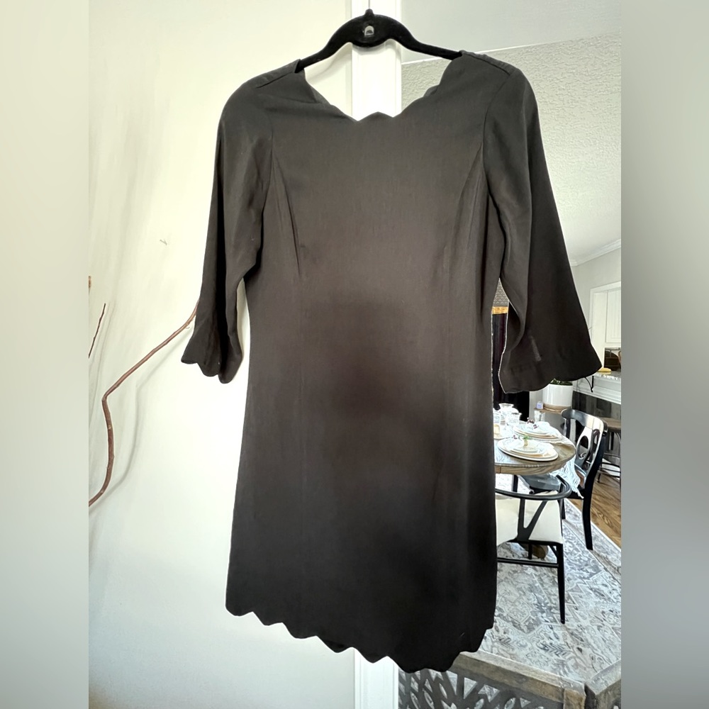Naked zebra black dress